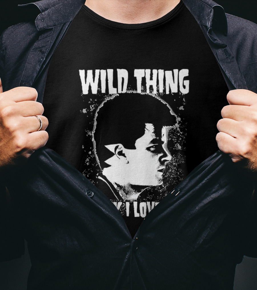 Ricky Vaughn Wild Thing I Think I Love You Major League T-Shirt