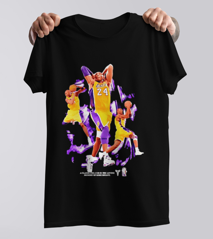 Kobe Bryant Los Angeles Lakers 24 Basketball Legacy Collection T-Shirt