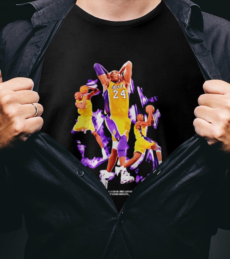 Kobe Bryant Los Angeles Lakers 24 Basketball Legacy Collection T-Shirt
