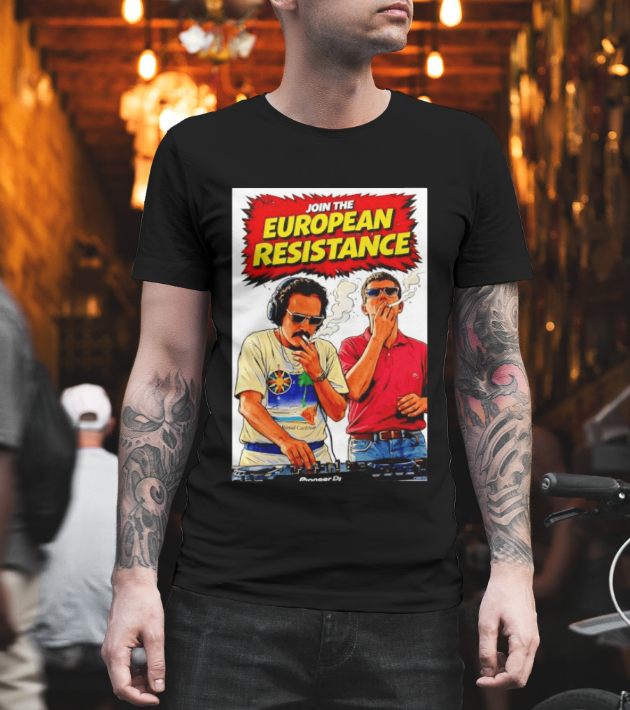 DJ Pioneer Join The European Resistance Grand Theft Auto T-Shirt