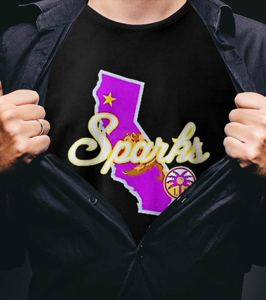 Los Angeles Sparks Hometown 2026 WNBA Draft New Era T-Shirt