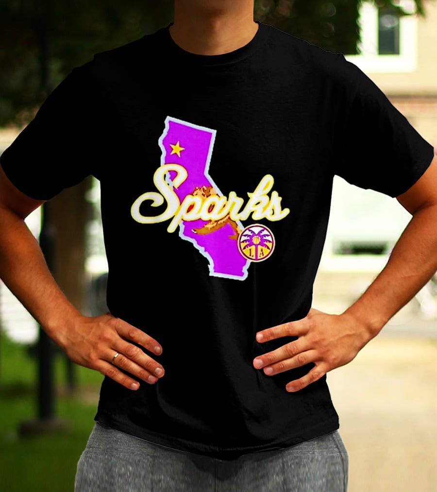 Los Angeles Sparks Hometown 2026 WNBA Draft New Era T-Shirt
