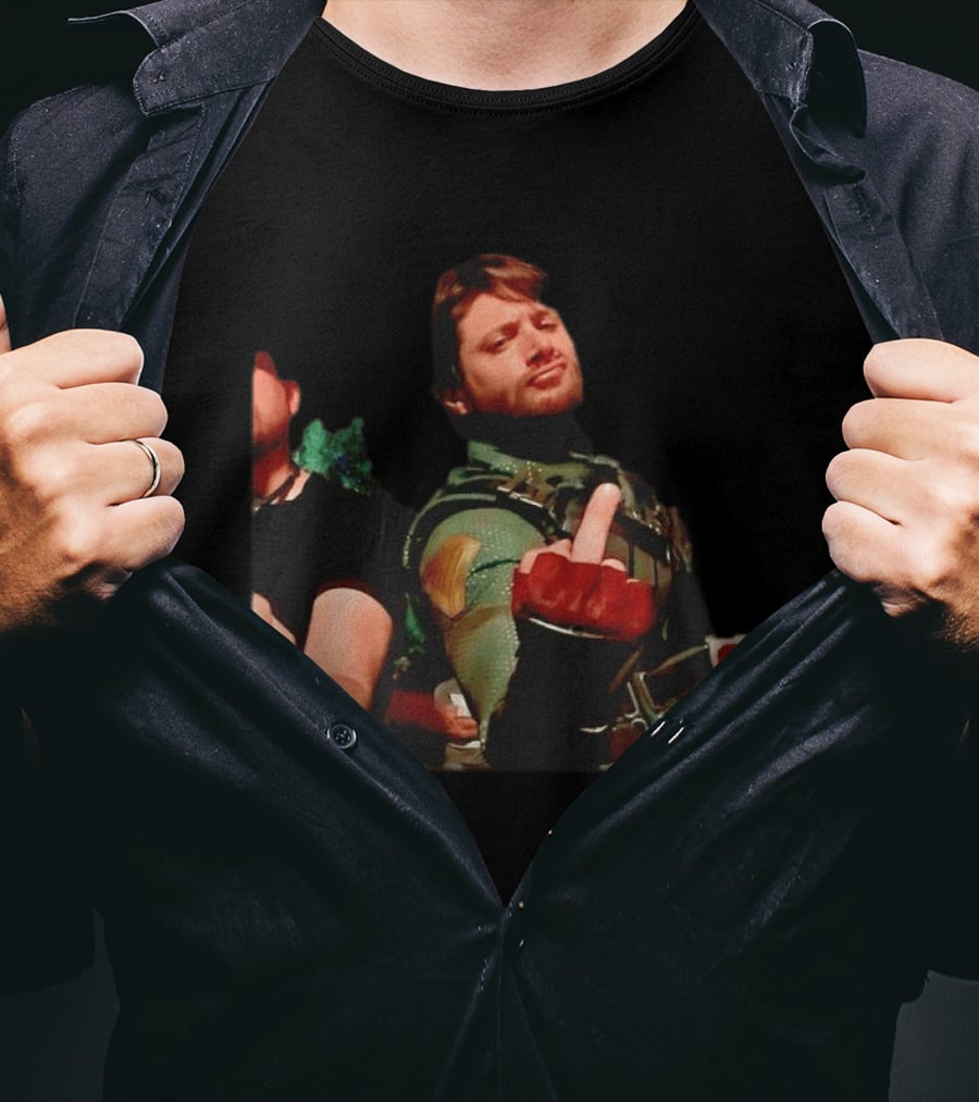 Soldier Boy Middle Finger Humorous The Boys Character Fandom T-Shirt