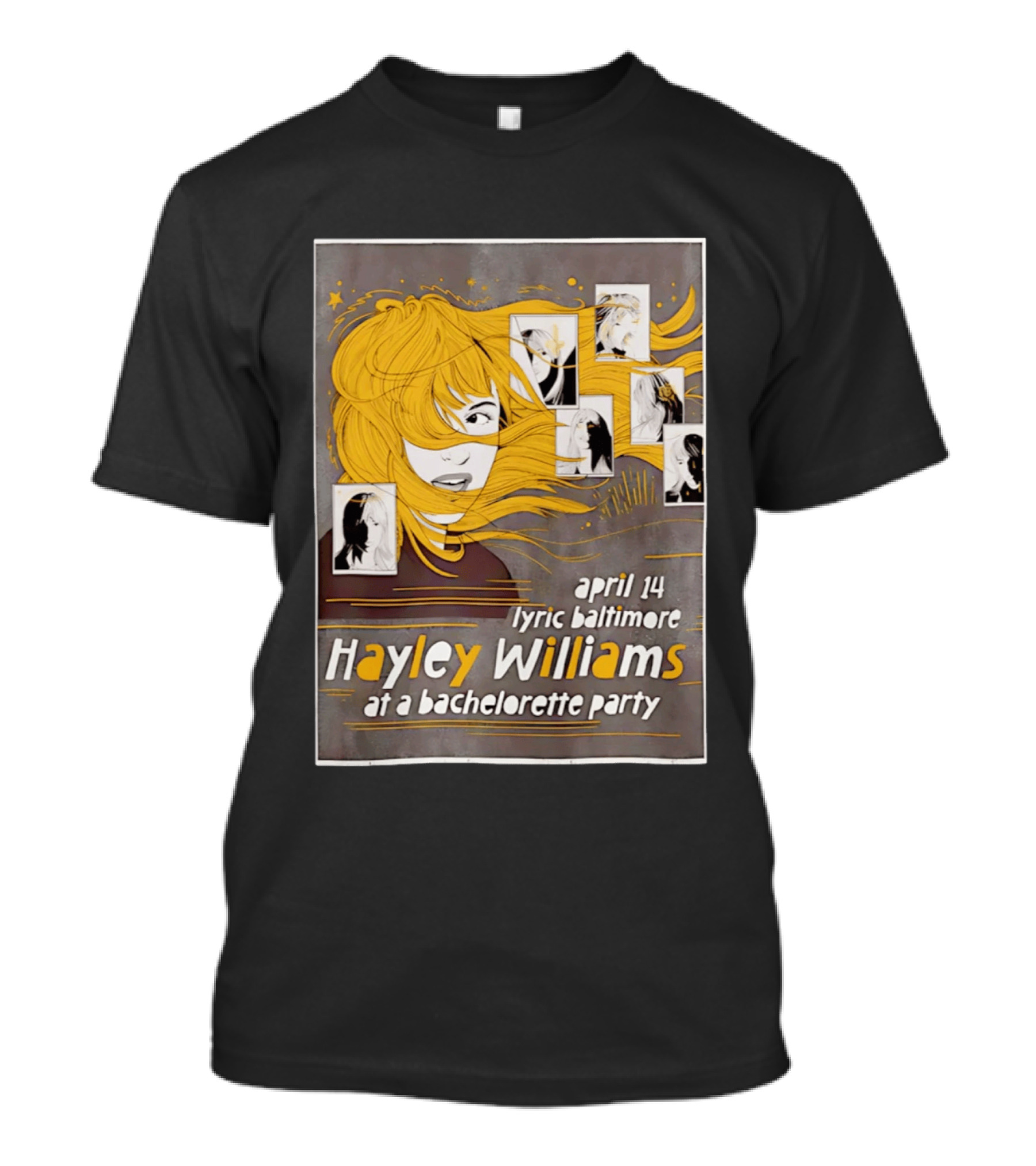 Hayley Williams April 14 Lyric Baltimore At A Bachelorette Party T-Shirt