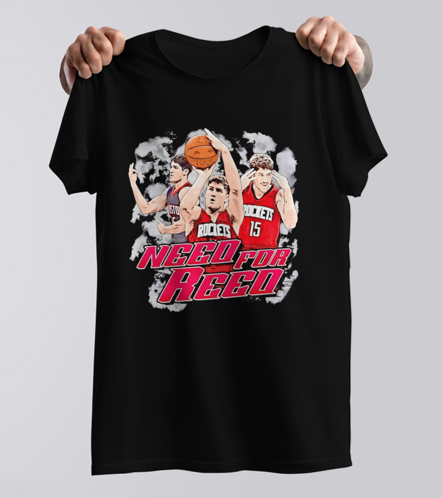 Need For Reed Sheppard Rockets Basketball T-Shirt