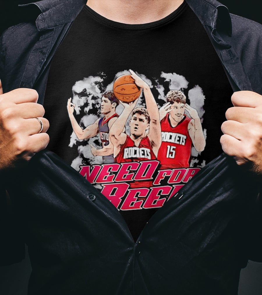 Need For Reed Sheppard Rockets Basketball T-Shirt