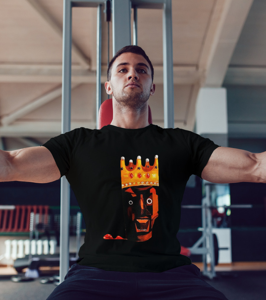 Ye At Coachella King Crowned Abstract Face T-Shirt