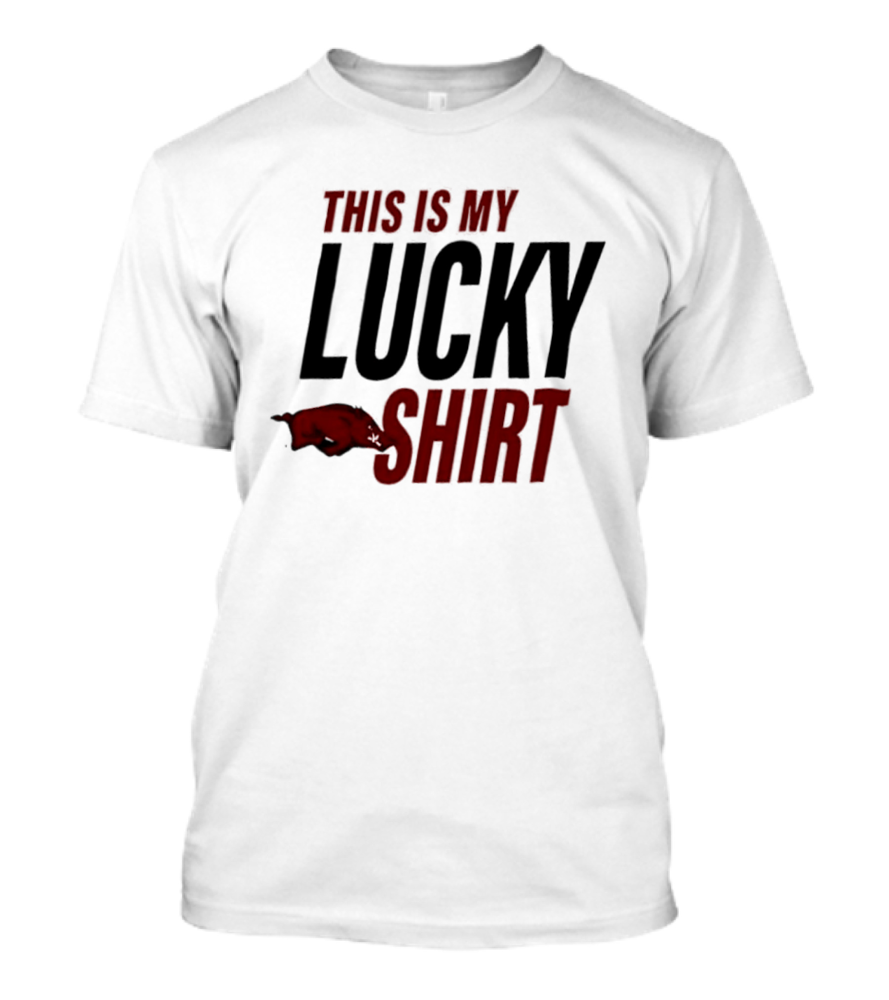 Arkansas Razorbacks This Is My Lucky Hog T-Shirt