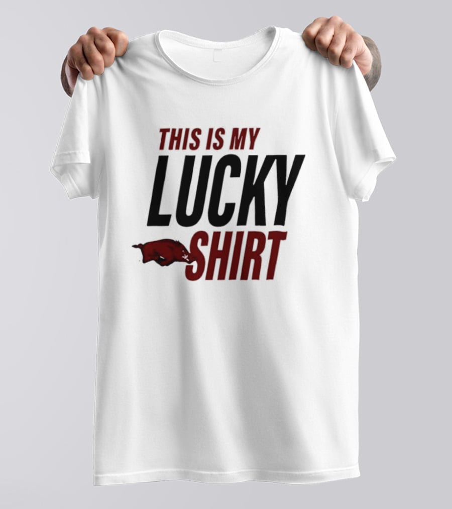 Arkansas Razorbacks This Is My Lucky Hog T-Shirt
