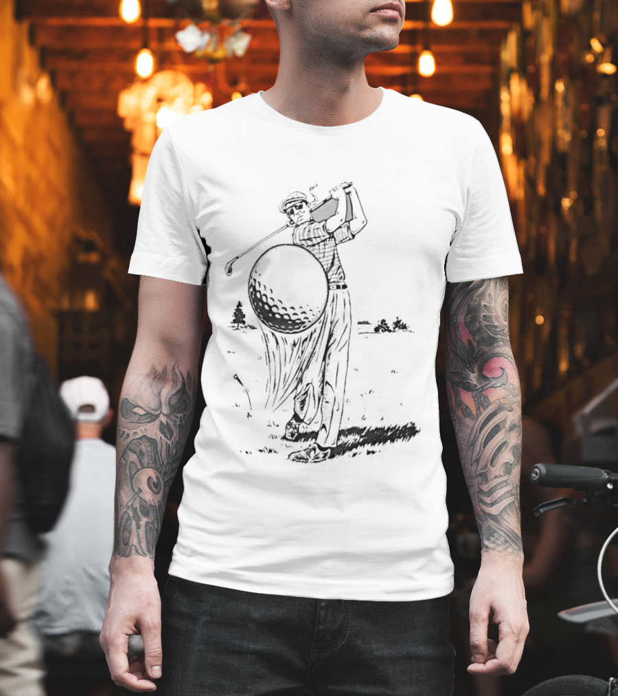 Golfer Evolution Vintage Swinging Champion T-Shirt
