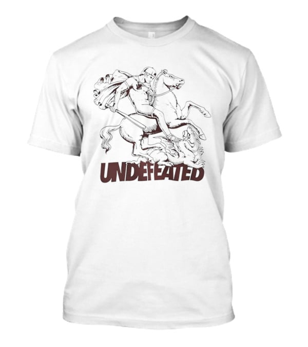 Undefeated Riding Wild Equestrian Knight Illustration 2026 T-Shirt
