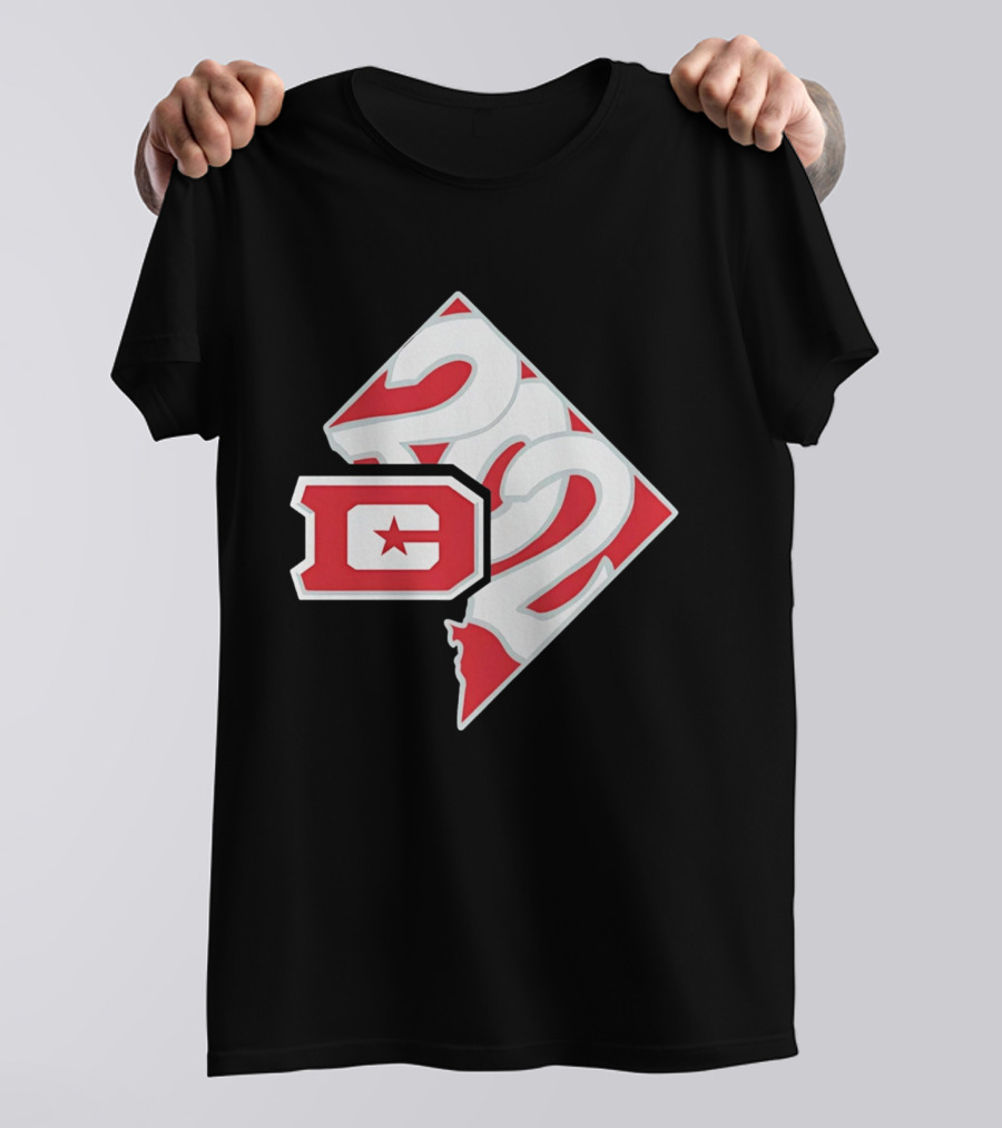 2026 UFL DC Defenders 202 Area Code Map T-Shirt