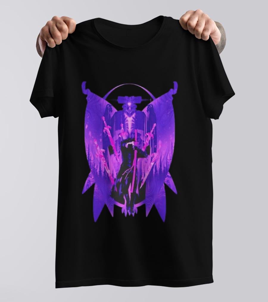 Devil May Cry Vergil Dark Aesthetic Purple Sword T-Shirt