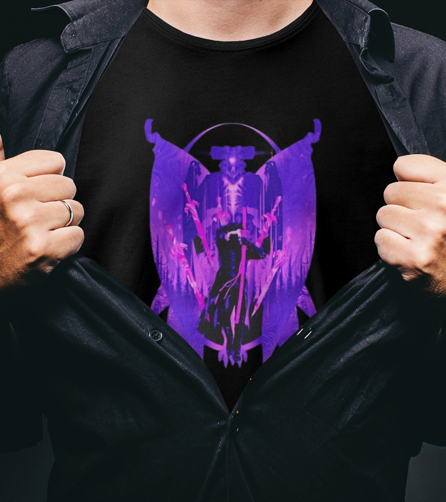 Devil May Cry Vergil Dark Aesthetic Purple Sword T-Shirt
