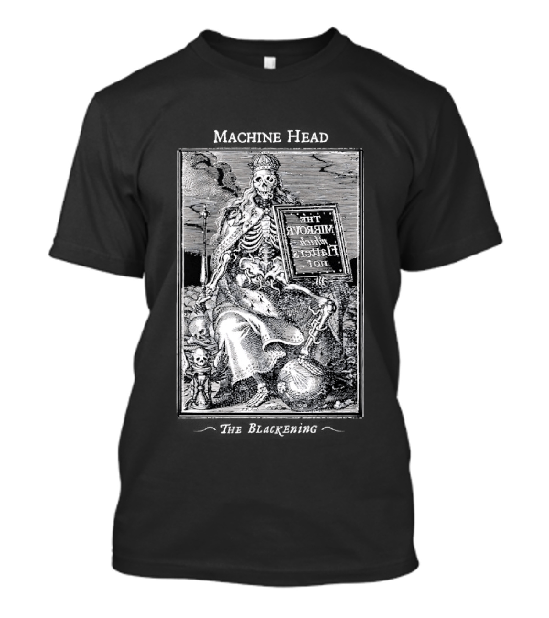 Machine Head The Blackening Skeleton The Mirror Reveals Not T-Shirt