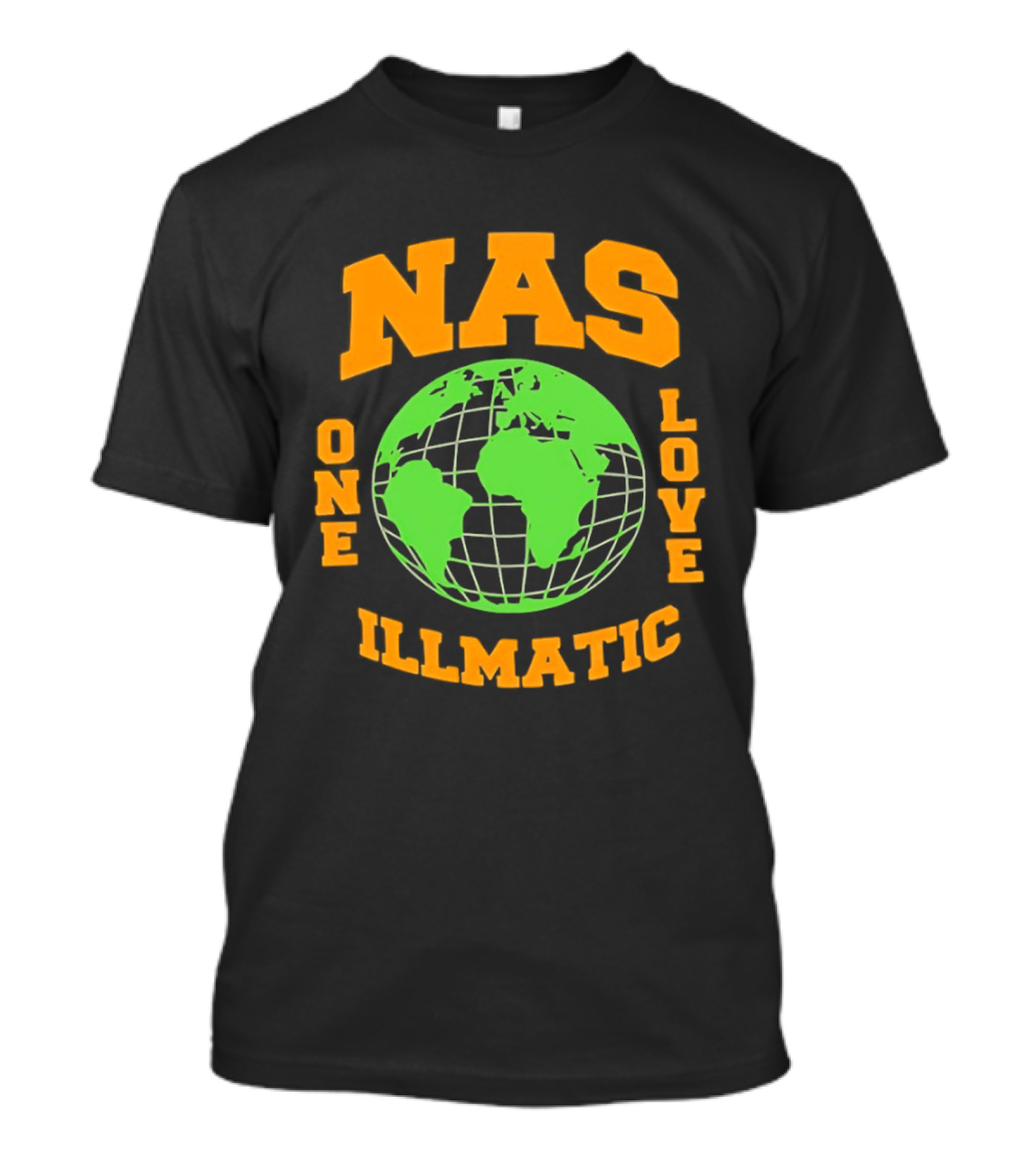 Nas Illmatic One Love Globe T-Shirt