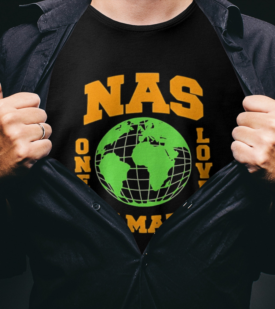 Nas Illmatic One Love Globe T-Shirt