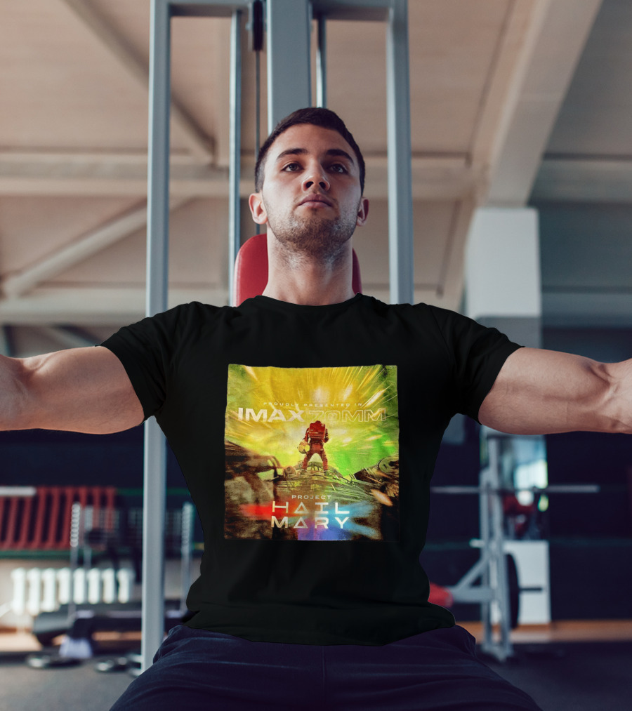 Proudly Presented Imax Zomm Project Hail Mary Space Adventure T-Shirt