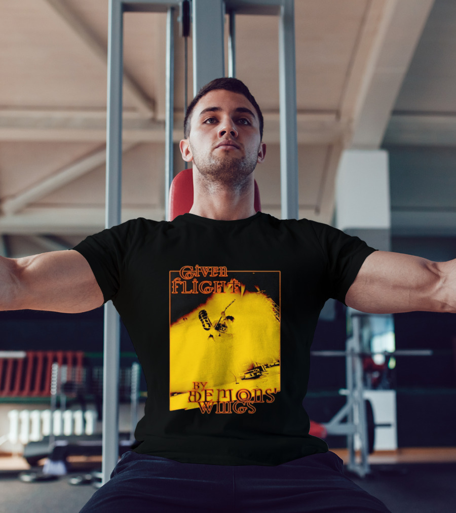 Given Flight By Demons' Wings Guitarist Jumping With Electric Energy T-Shirt