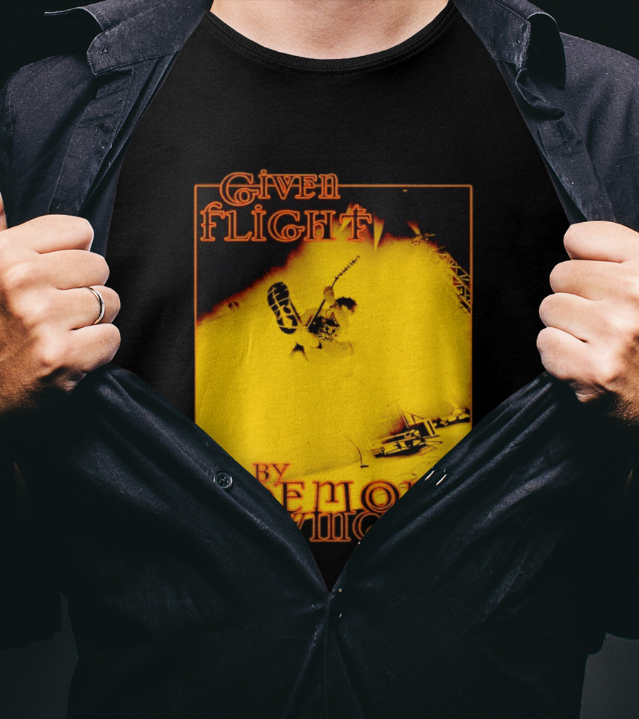 Given Flight By Demons' Wings Guitarist Jumping With Electric Energy T-Shirt