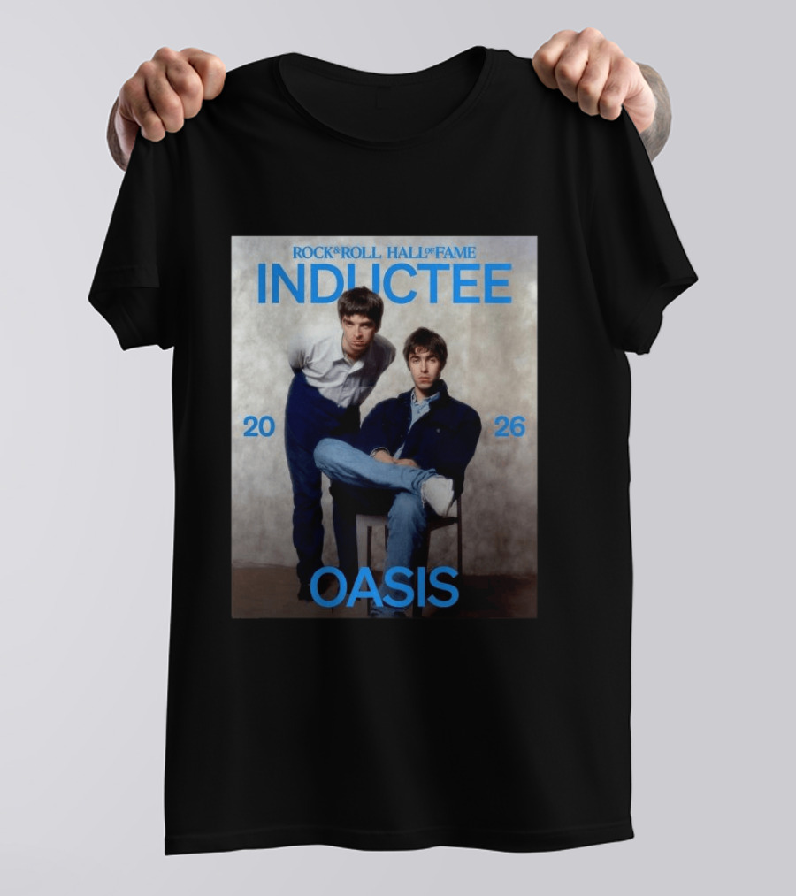 2026 Rock Roll Hall Of Fame Inductee Oasis T-Shirt