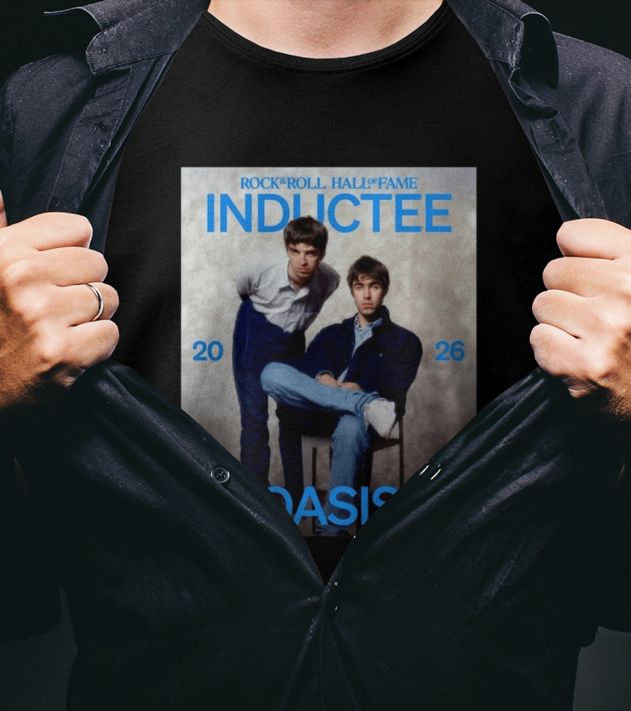 2026 Rock Roll Hall Of Fame Inductee Oasis T-Shirt