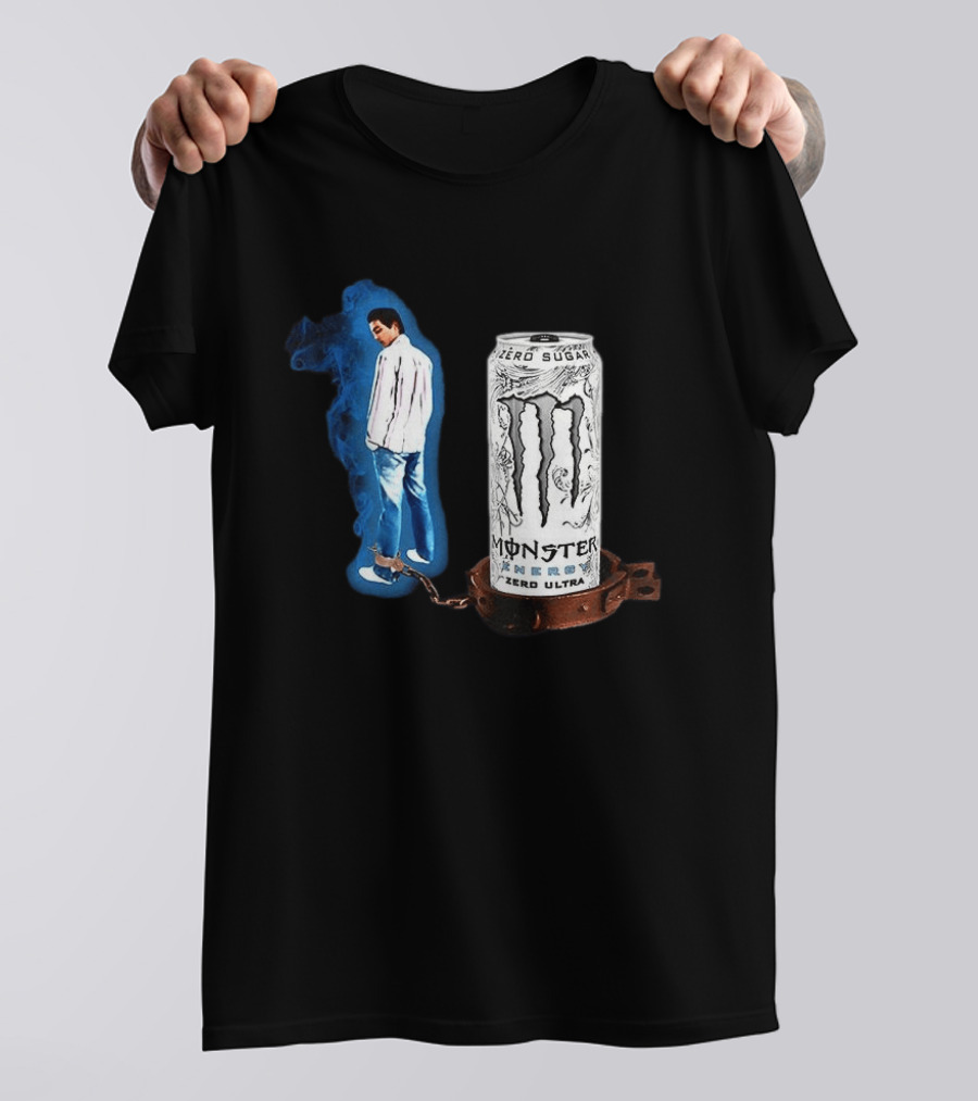 Monster Energy Zero Ultra Gekettet Meme T-Shirt