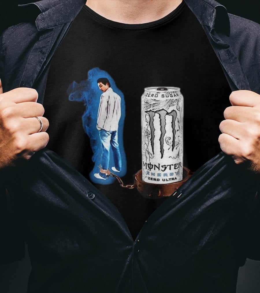Monster Energy Zero Ultra Gekettet Meme T-Shirt