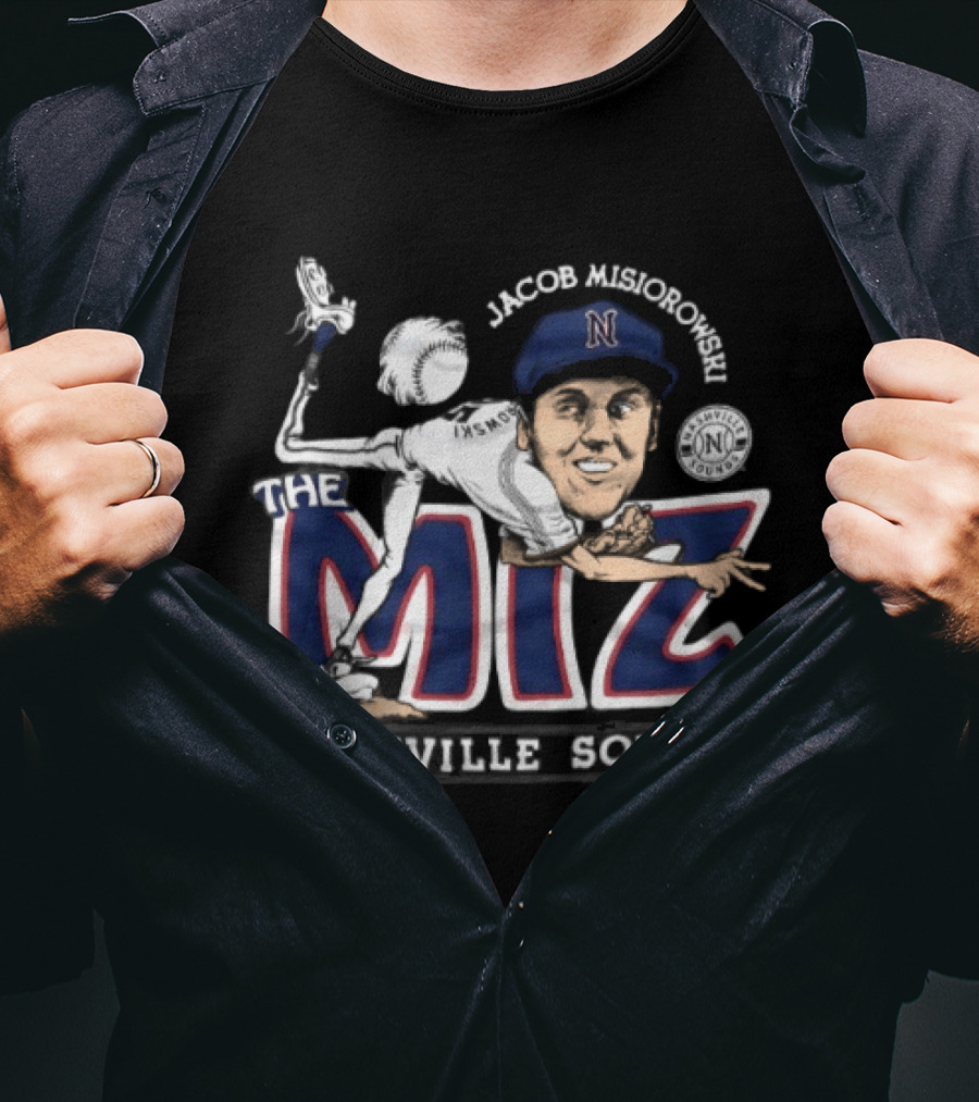 Jacob Misiorowski The Miz Nashville Sounds T-Shirt