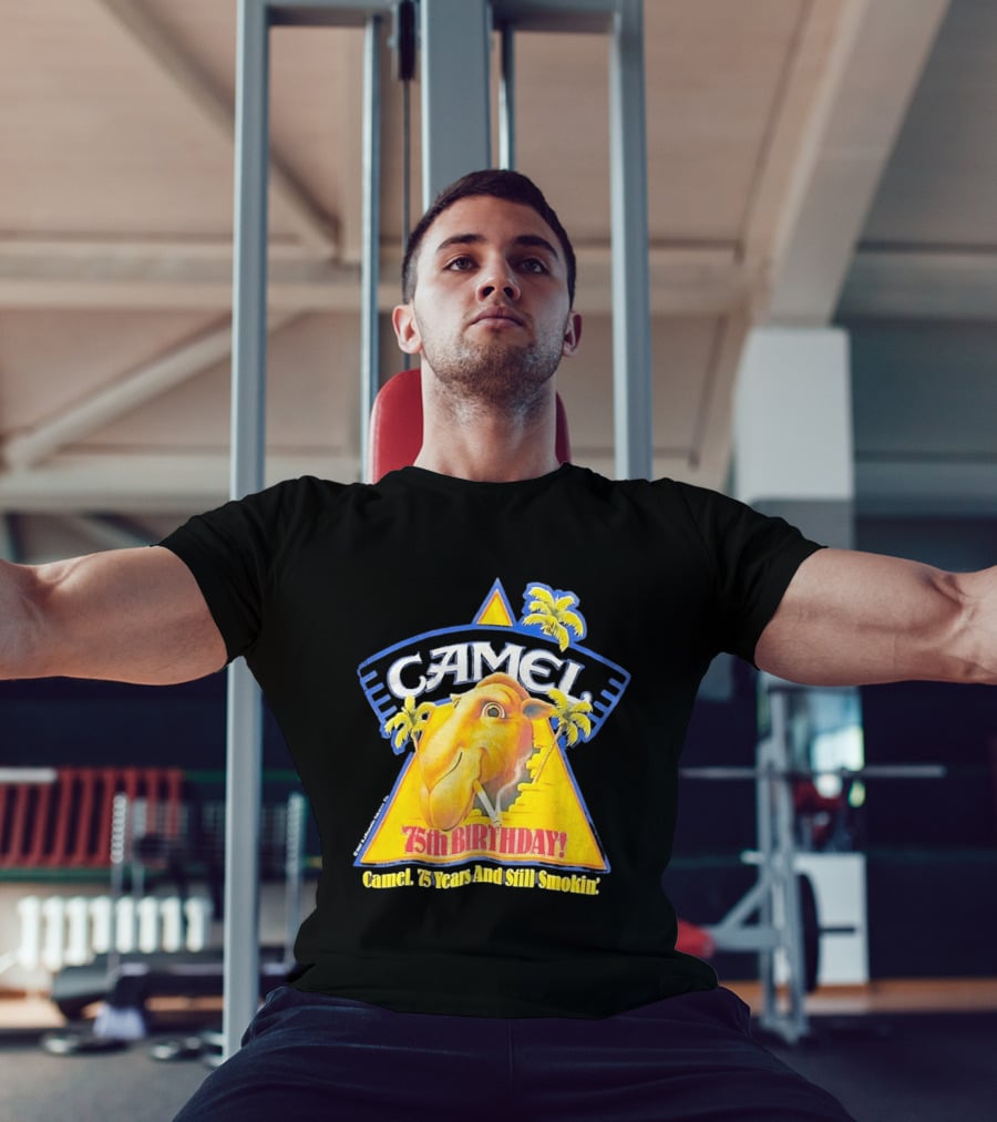 Camel 75th Birthday 75 Years And Still Smokin T-Shirt