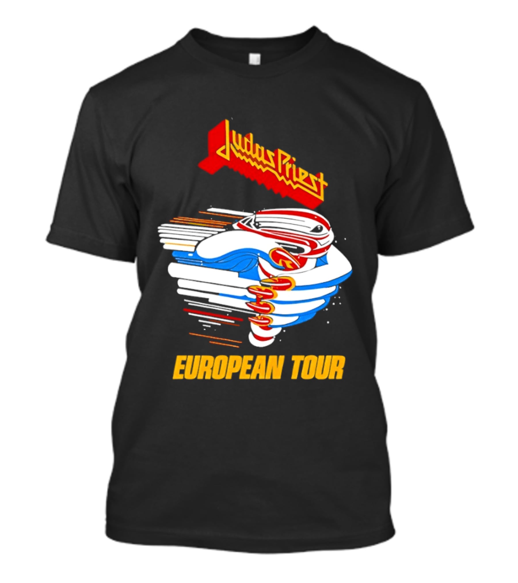 Judas Priest Turbo 40th Anniversary European Tour 1986 T-Shirt