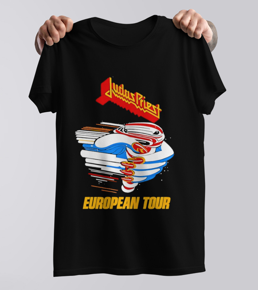 Judas Priest Turbo 40th Anniversary European Tour 1986 T-Shirt