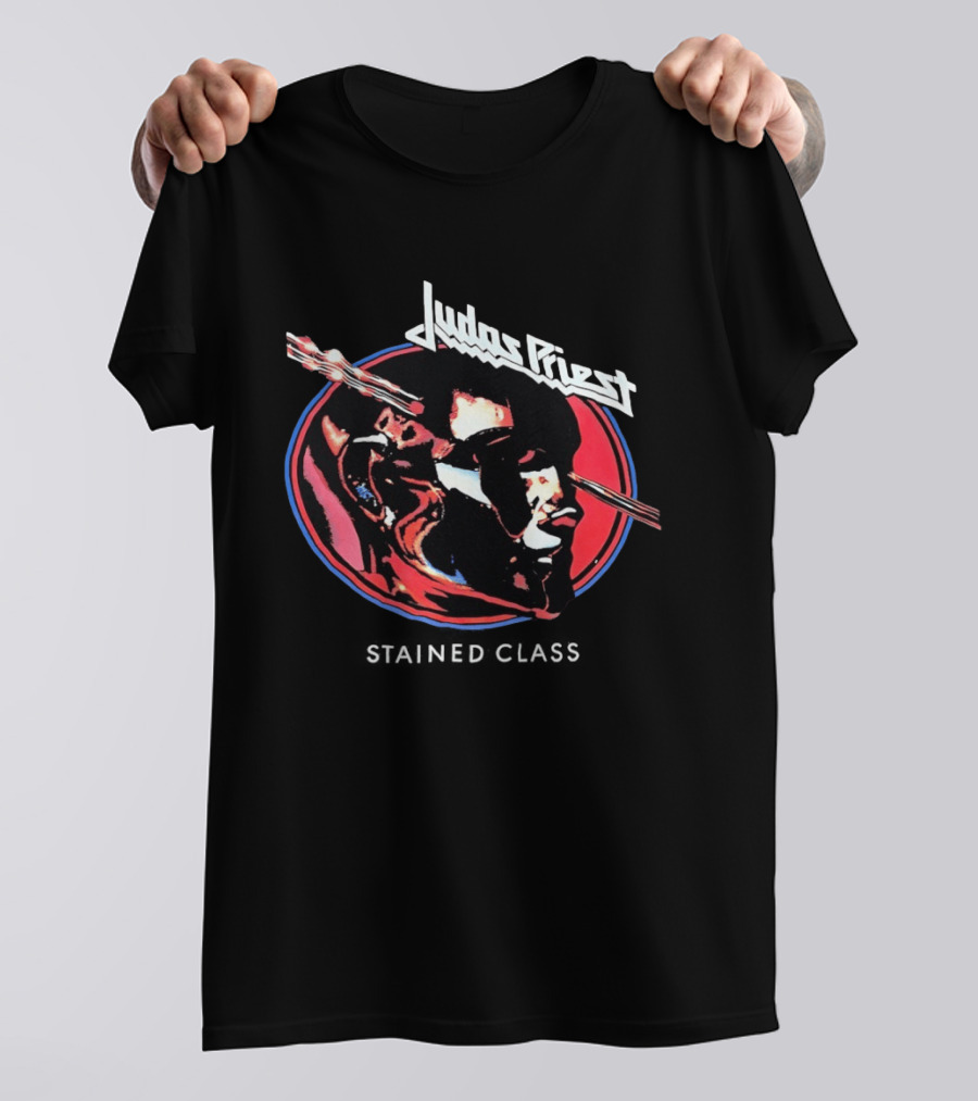 Judas Priest Stained Class Album Cover T-Shirt