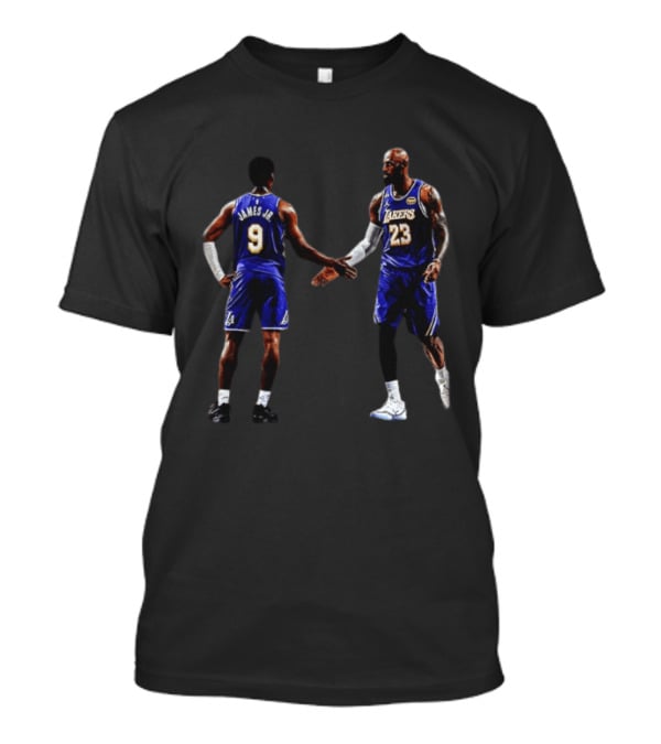 Bronny James LeBron James Los Angeles Lakers Bloodline NBA Basketball T-Shirt
