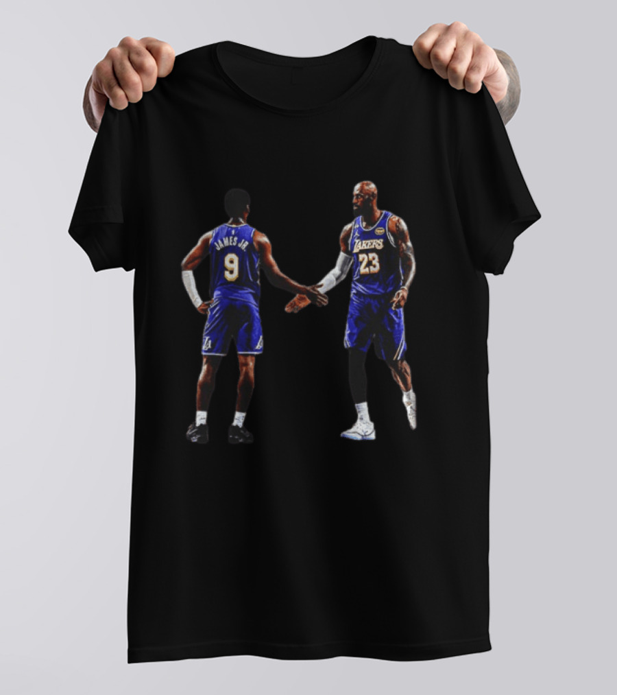 Bronny James LeBron James Los Angeles Lakers Bloodline NBA Basketball T-Shirt