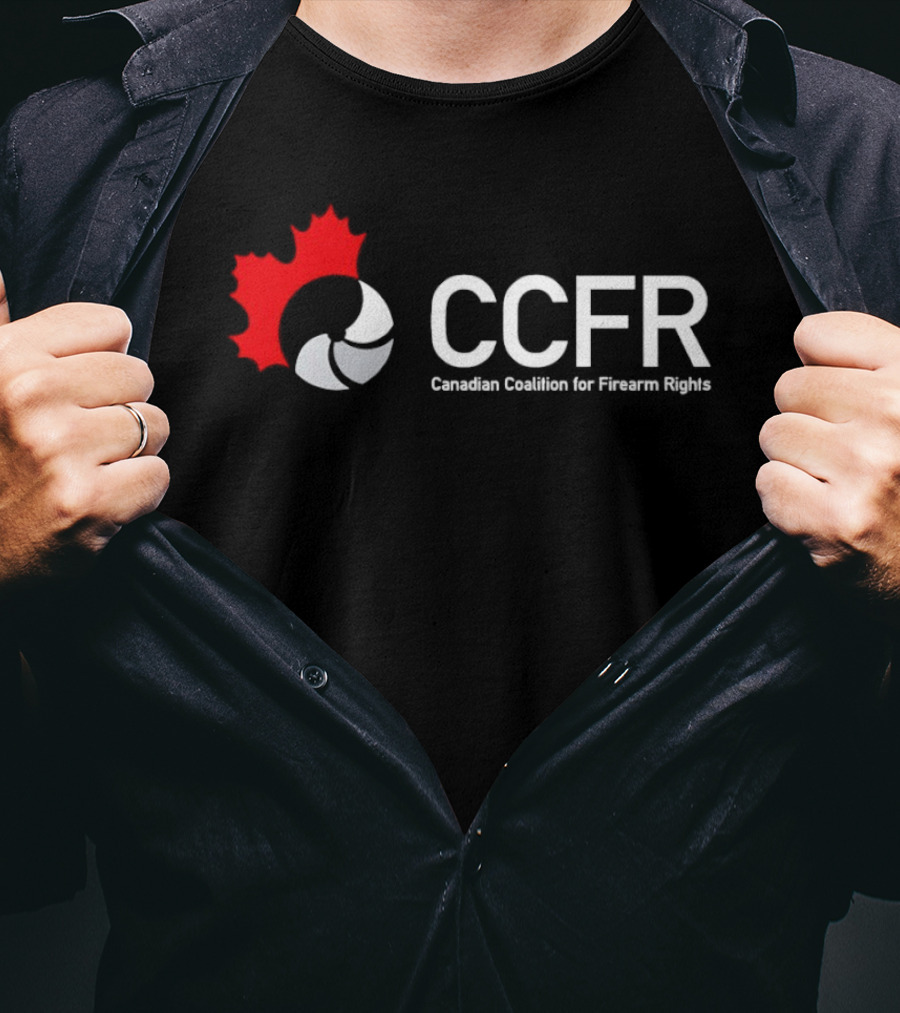 Canadian Coalition For Firearm Rights CCFR Maple Leaf T-Shirt