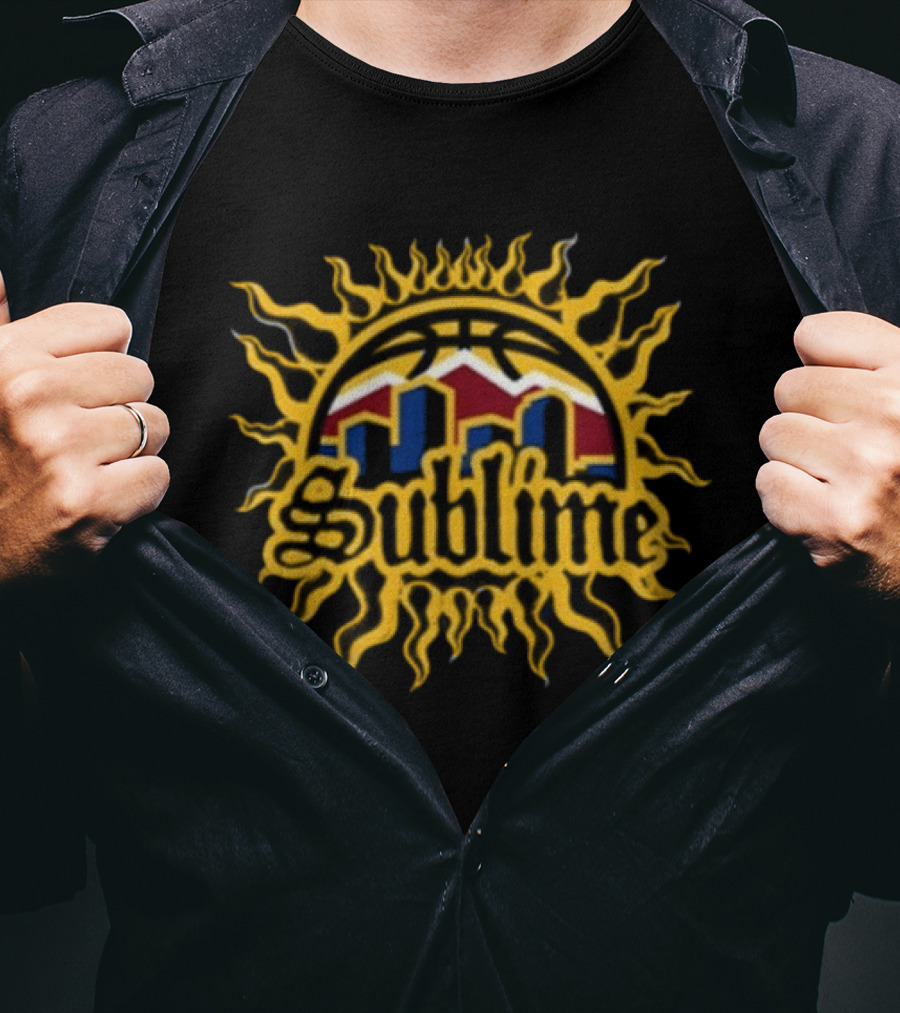 Denver Nuggets Sublime Sunburst Collaboration T-Shirt