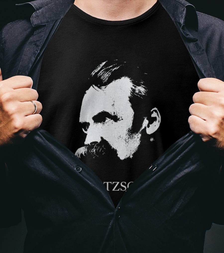 Gdragon Enfants Riches Deprimes Nietzsche Portrait Vintage Aesthetic T-Shirt