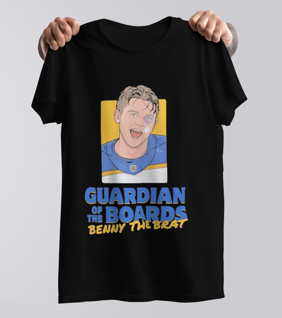 Guardian Of The Boards Benny The Brat Buffalo Sabres Hockey Player T-Shirt