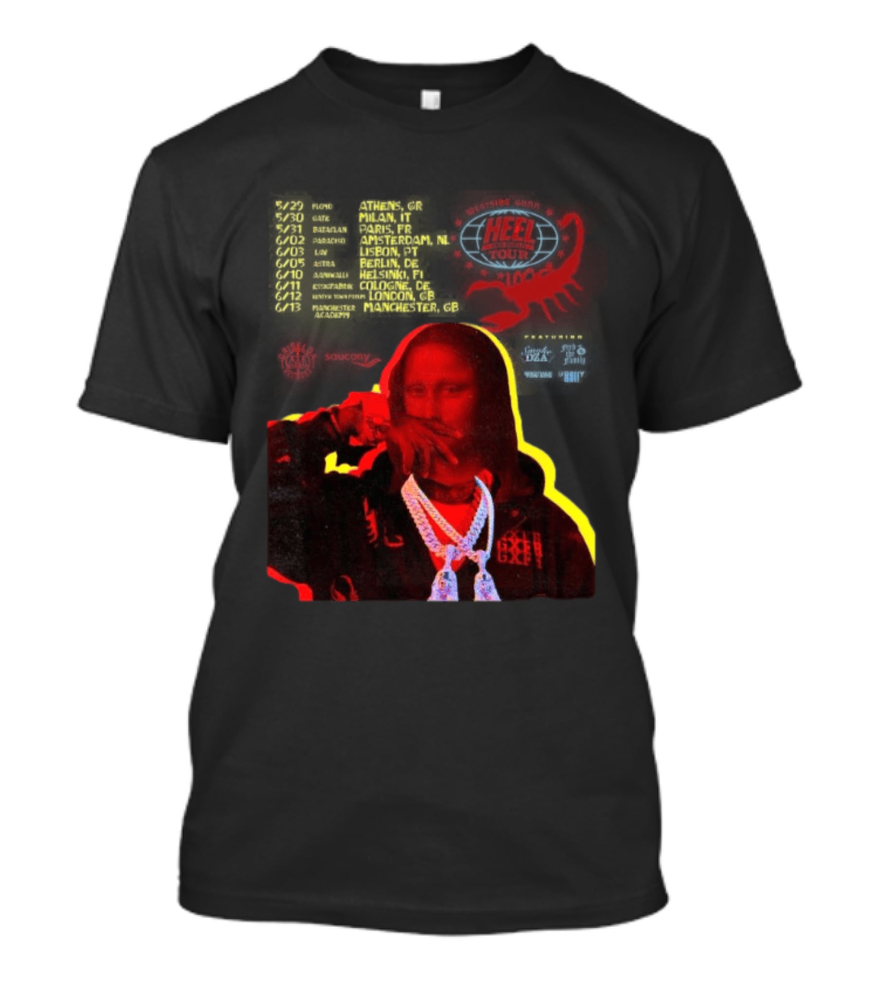 Westsidegunn Tour 2026 Supreme Blientele Flygod GXFR Buffalo Art Basel NY Theater Griselda FLYGOD WWE Picasso Gucci Musso Ferrari Sylvester T-Shirt