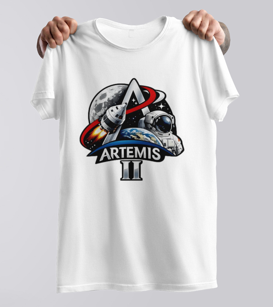 Artemis II NASA Astronaut Moon Mission 2026 T-Shirt