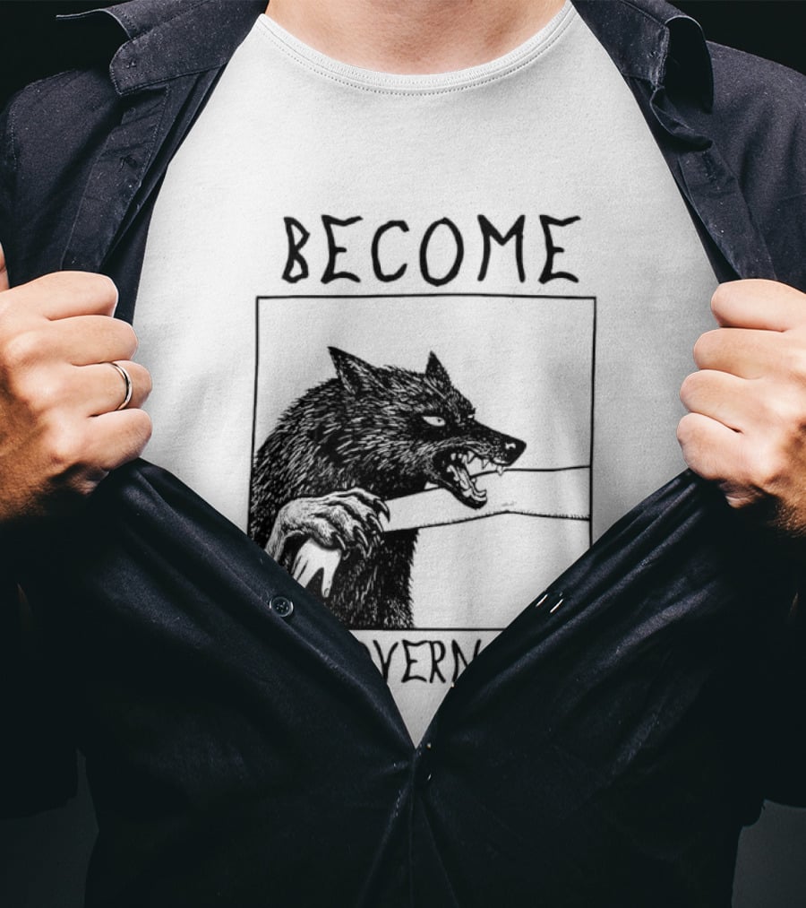 Become Ungovernable Wolf Refuse To Be Tamed Forever Meme T-Shirt