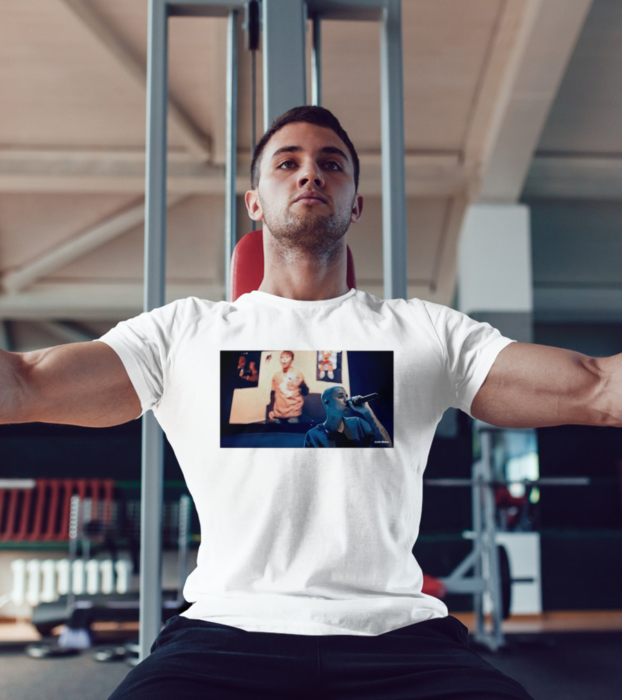 Justin Bieber Coachella Singing Nostalgia With You 2000s Fashion T-Shirt