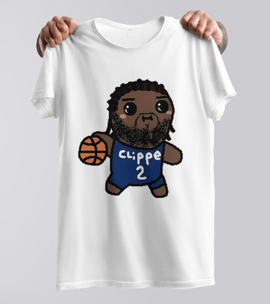 Kawaii Leonard Clipper 2 Los Angeles Cartoon Basketball T-Shirt