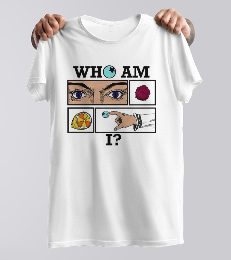 Who Am I JoJolion Eyes Citrus And Hand With Ball T-Shirt