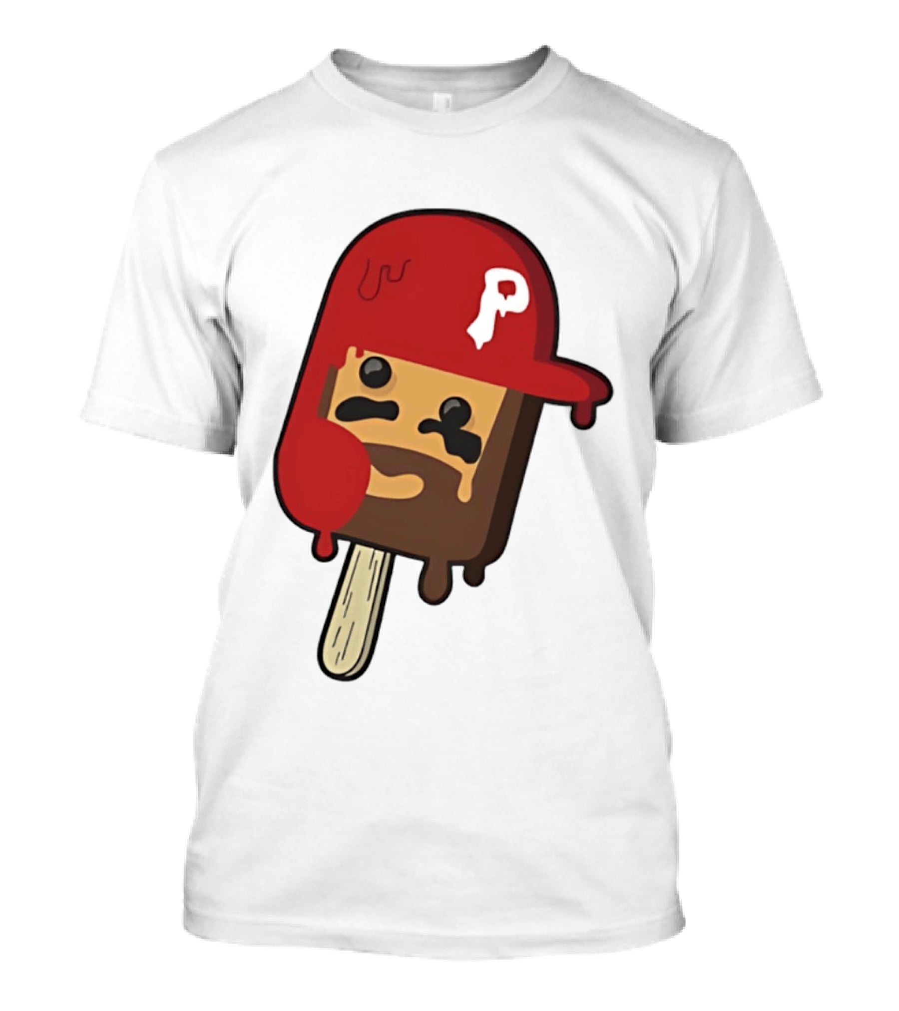 Bryce Harper Philadelphia Phillies Popsicle Red Cap Ice Cream T-Shirt