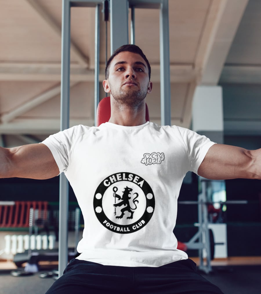 Chelsea Football Club Post Malone The Big Ass World Tour Collaboration T-Shirt