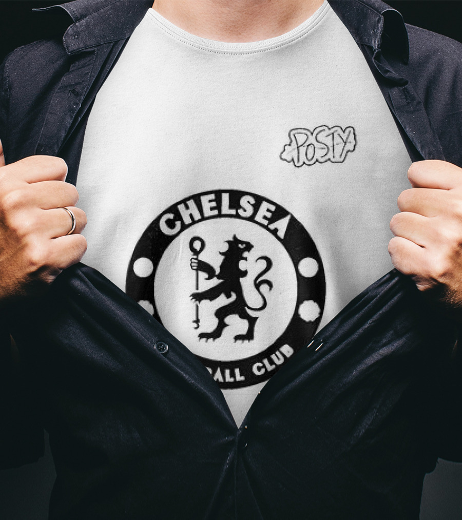 Chelsea Football Club Post Malone The Big Ass World Tour Collaboration T-Shirt