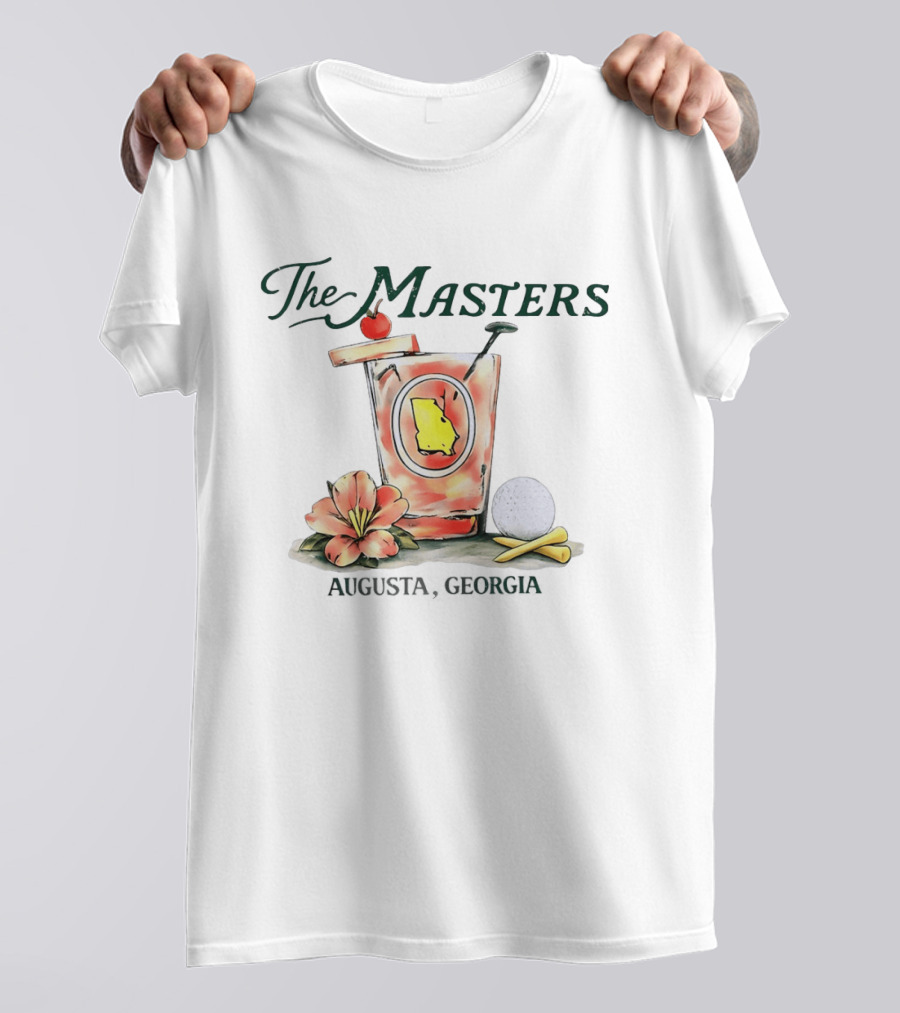 The Masters Augusta Georgia Peach Juice Golf T-Shirt