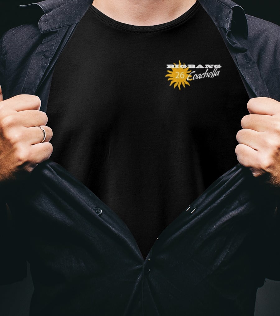 Bigbang 26 Coachella Sunburst Event T-Shirt